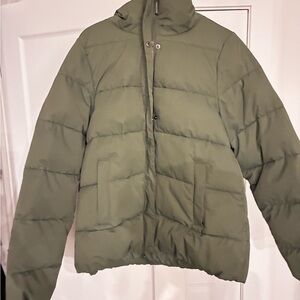 Ripzone Green Puffer Jacket